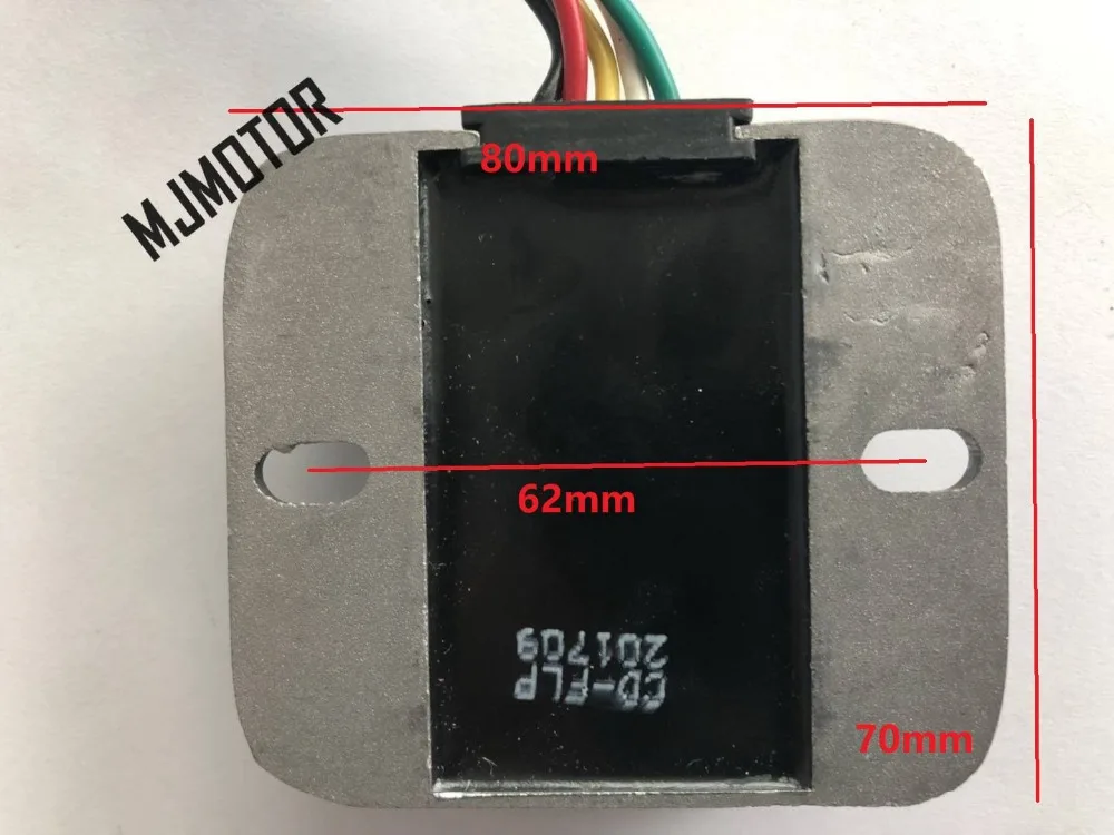 5 контактов DC регулятор напряжения Выпрямитель для GY6 125/150cc китайский скутер QJ Keeway ATV Dirt bike Мопед часть мотоцикла