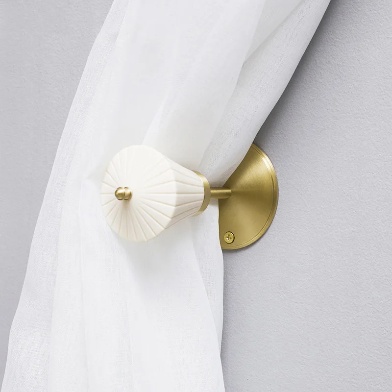 

Brass + resin/ Curtain Straps Creative European Decorative Curtain Buckle / Hooks Hanger Holder /Drop Shipping