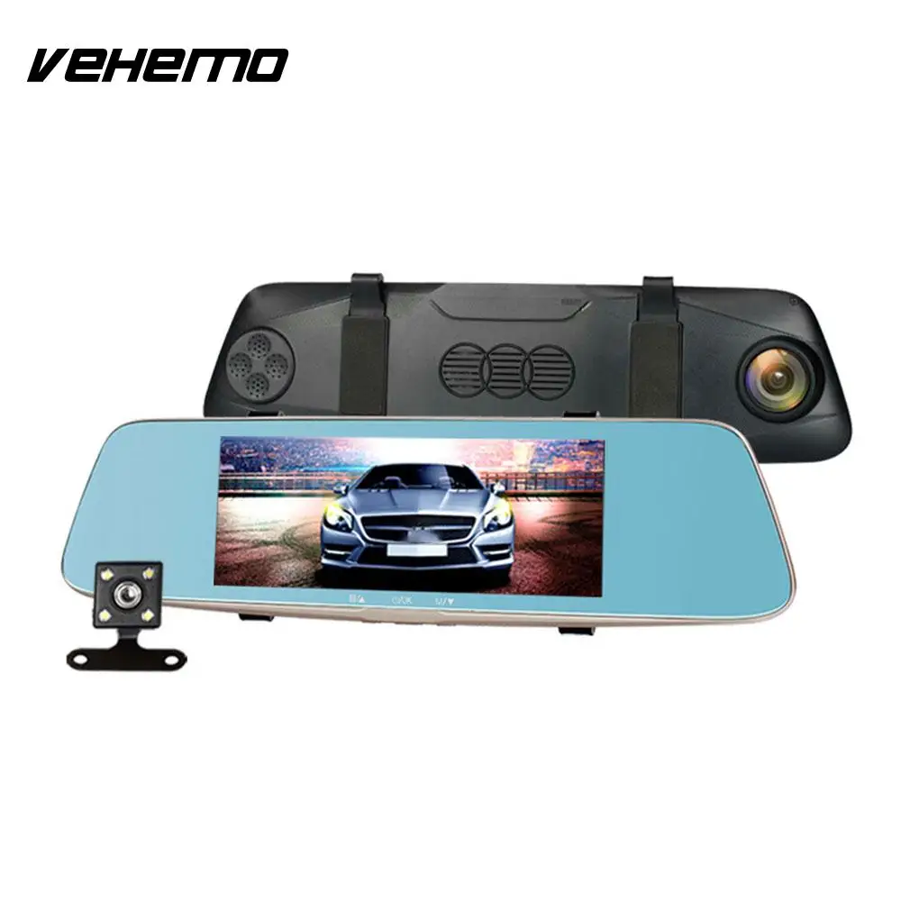 

Vehemo 2.5D IPS Screen Touch Screen Driving Recorder Dash Camera Camera Car DVR Digital Lens Multifunctiona Electronics