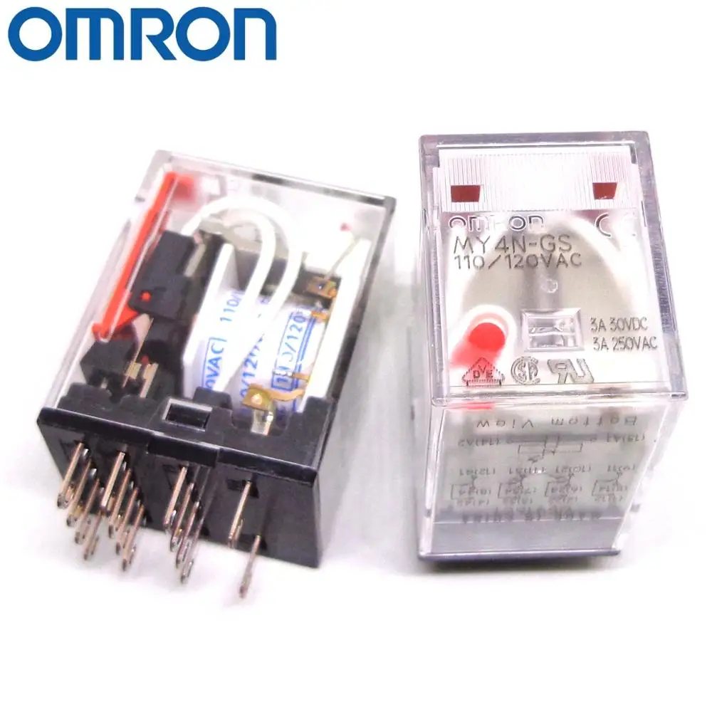Реле OMRON MY2N GS 110 В/В переменного тока 24 В совершенно новое и оригинальное реле|Реле|