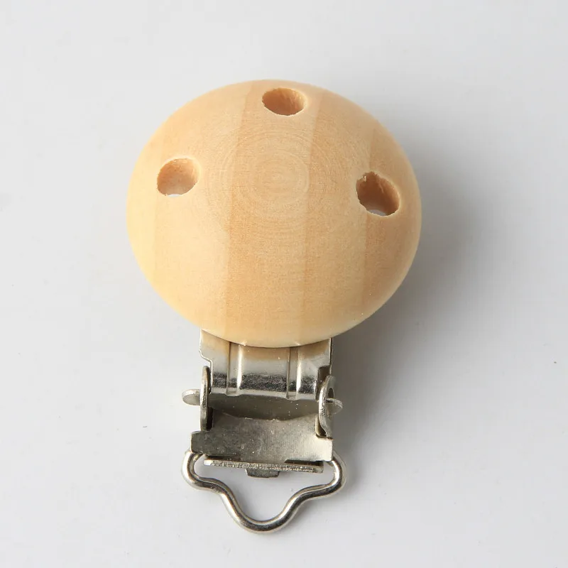 

Metal Wooden Color Baby Safety Pacifier Clips for Bebes 5Pcs/Lot Teething Holders Cute Infant Soother Clasps Holders Accessories