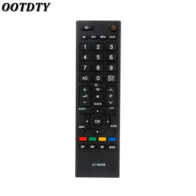 

OOTDTY Smart Home LED TV Remote Control For TOSHIBA CT-90326 CT-90380 CT-90336 CT-90351