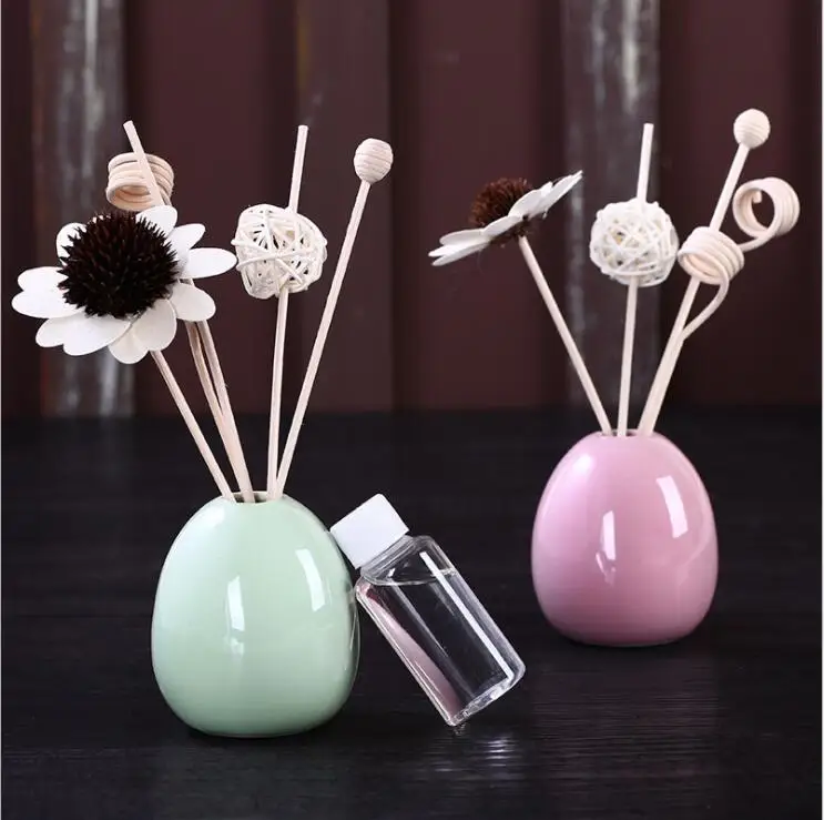 Reed diffuser sets pefume украшение для ванной комнаты домашний ароматерапия комнатный парфюм освежающий воздух без огня набор эфирных масел