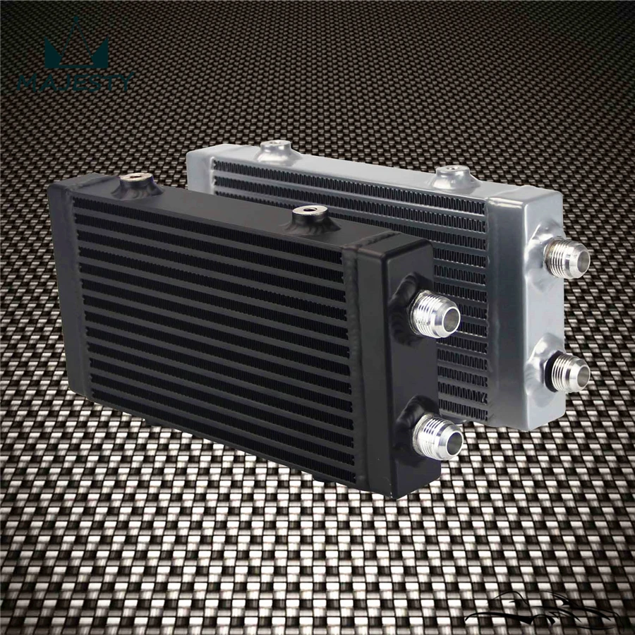 Universal Small Bar and Plate Dual Pass Oil Cooler Core9.5"x5.5"x1.58