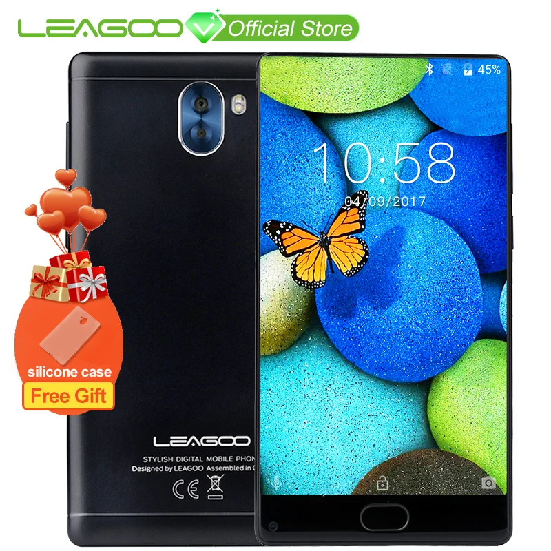 Leagoo kiicaa Mix 5.5 "полный Экран Android7.0 MTK6750T восьмиядерный смартфон 3 ГБ Оперативная память 32 ГБ двойной назад камеры Спереди отпечатков пальцев телефон