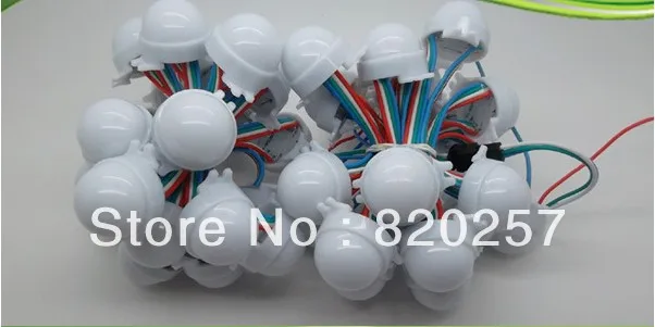 

Free shipping 20pcs/String WS2801 30mm Diffused Full Color 3 LEDs 5050 SMD RGB Programmable pixel Led Module 12V