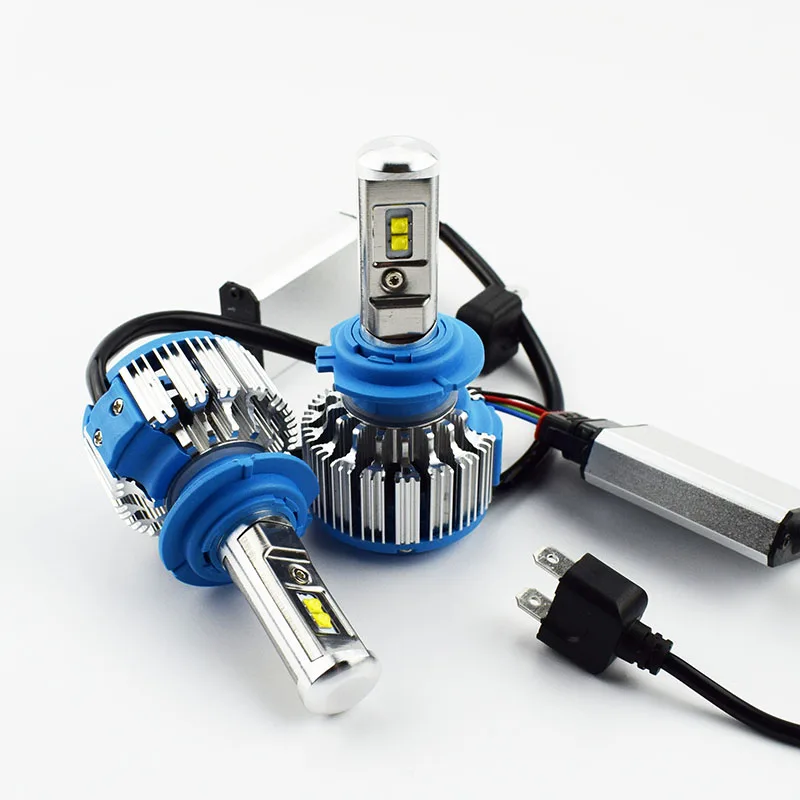 

2pcs Car Headlight Bulb Conversion Kit H7 Cree LED chip Hi Lo Beam Automobile head Light Lamp 12V 24V 70W Auto LED headlamp DRL