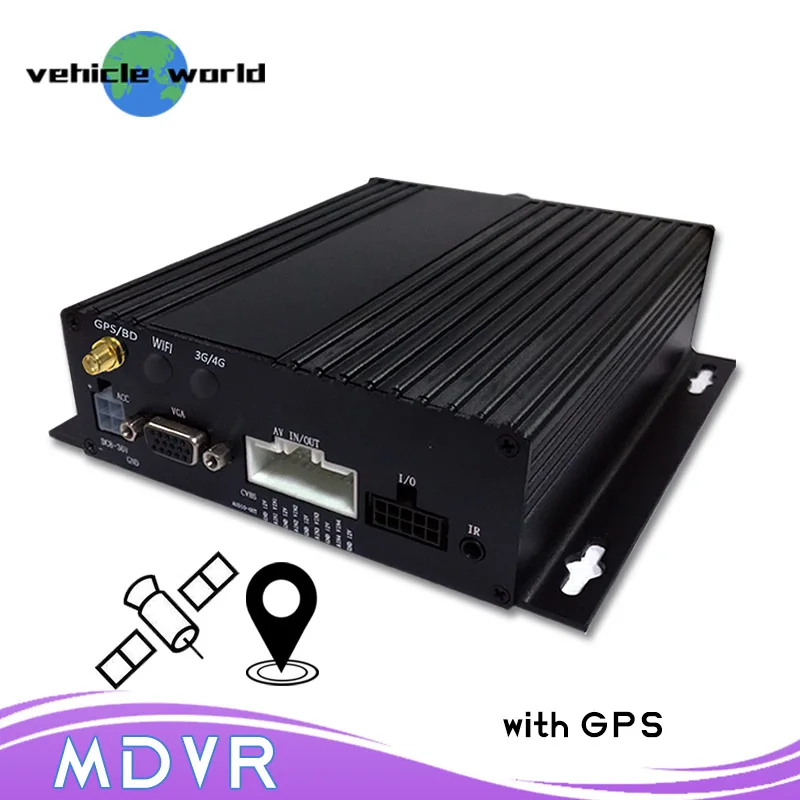 Такси MDVR 1080 P AHD CCTV H.264 4 канал gps|Видеорегистратор для видеонаблюдения| |