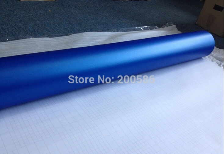 Перламутровая синяя матовая виниловая пленка для автомобиля с воздушными пузырьками матовая синяя перламутровая пленка для укладки пинг Размер 1,52*30 м/рулон