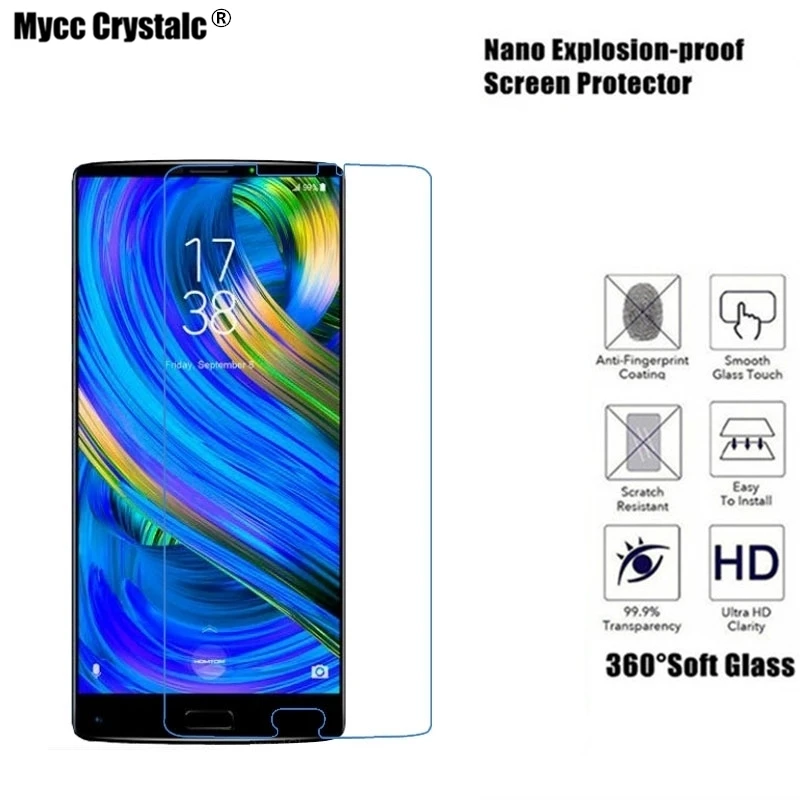 

Mycc crystalc Nano Explosion-proof Soft Glass Protective Screen Protector Film For HomTom S9 Plus Screen Protector Film