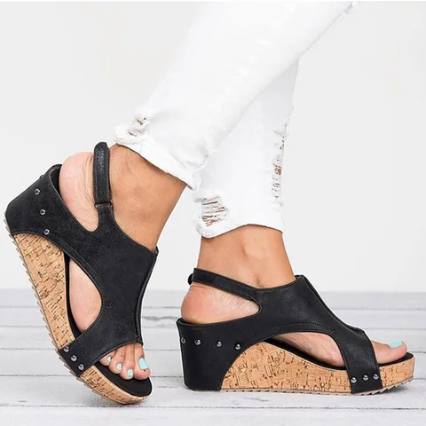 Sandals Platform Sandals Wedges Shoes Women Heels Gladiator Sandalias Mujer Summer Shoes Peep Toe Wedge Heels Sandals