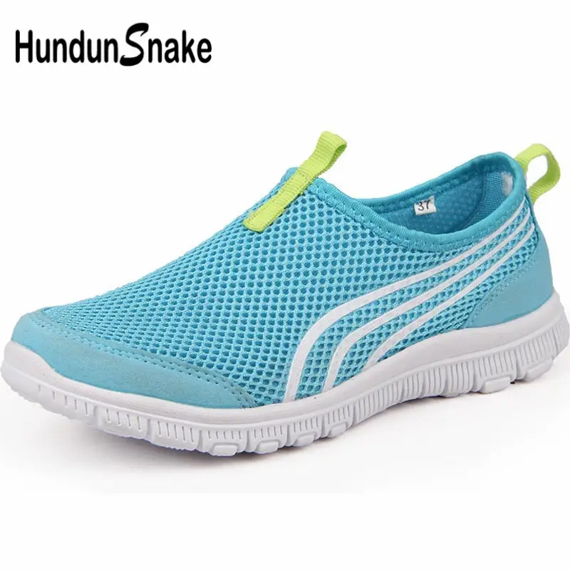 

Hundunsnake Breathable Sneakers Woman Sports Shoes Sport Women Running Shoes Tennis Woman Shoes Summer Footwear Blue Walk A-067