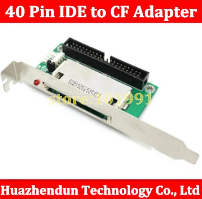 2pcs New 40 Pin IDE to Compact Flash CF Adapter Converter with PCI