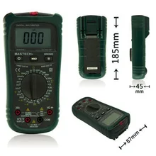 MASTECH MS8260E Цифровой Мультиметр Мультиметр AC DC Напряжение Ток Емкость Индуктивность Тестер с бесконтактный Испытательное Напряжение