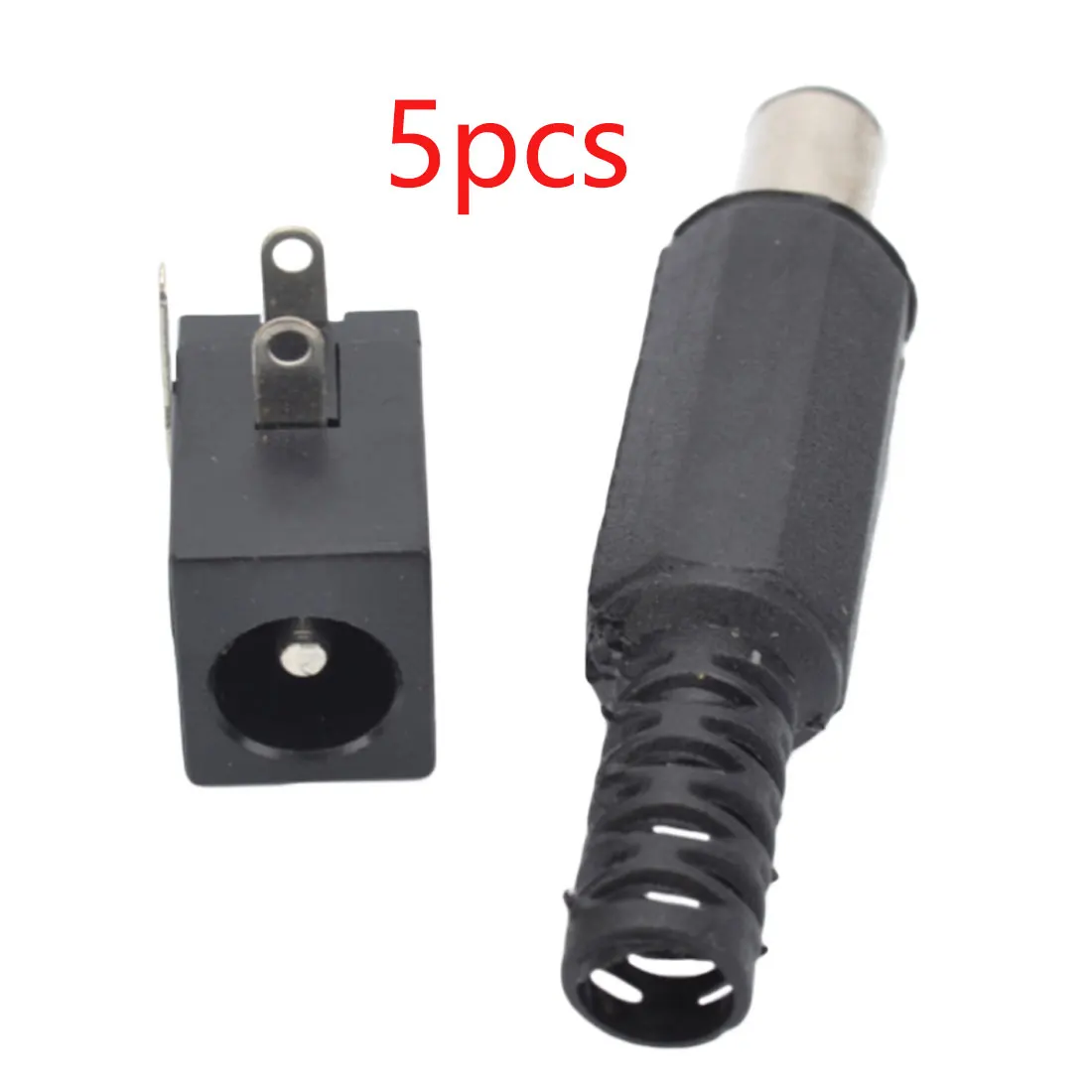 

5pcs/set PCB Mounting Connetors Kit DIY Adapter Connector DC Power Female Jack Plugs Socket + Plug Male SMD