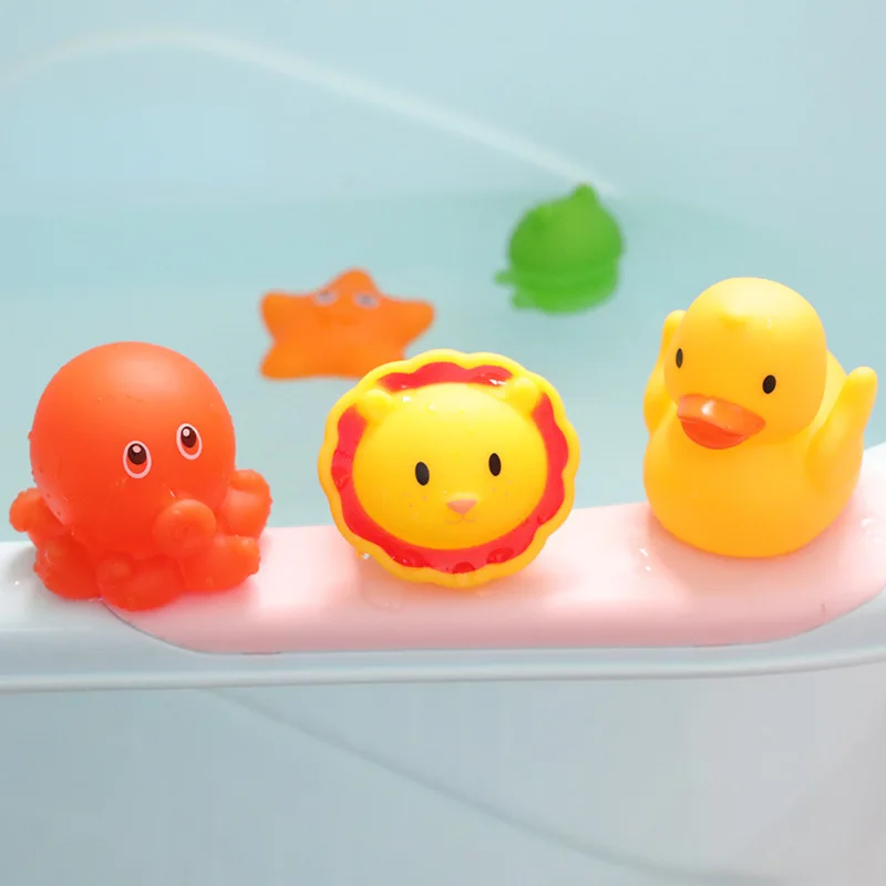 New Cute Animal Baby Bath Toys PVC Float Squeeze Sound Toy Children Bathroom Toys Children Beautiful Toys New Cute Animal Baby Bath Toys PVC Float Squeeze Sound Toy Children Bathroom Toys Children Beautiful Toys