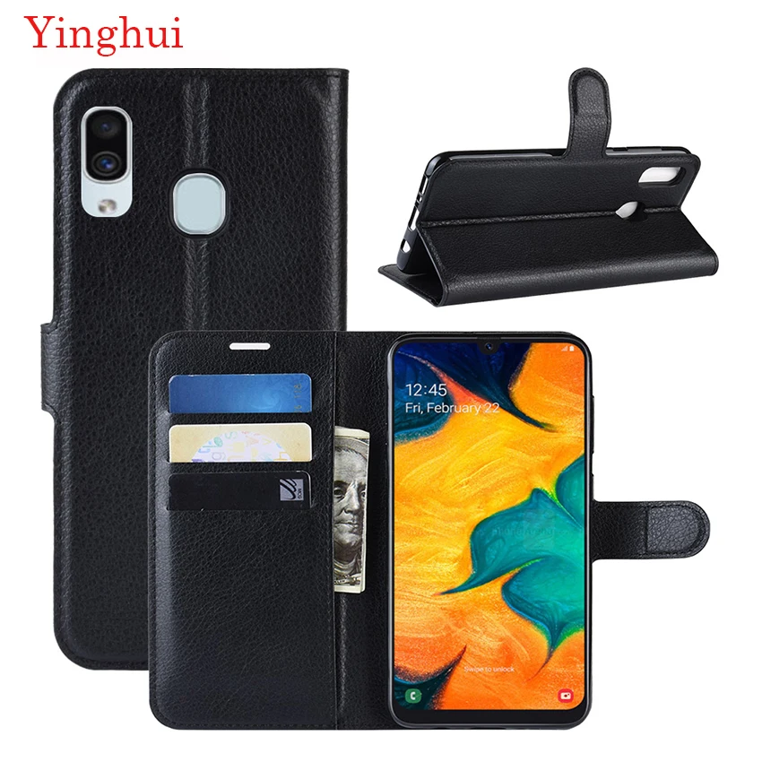

For Samsung Galaxy A30/A20 Case Flip Leather Phone Case For Samsung Galaxy A30/A20 Leather Stand Cover Filp Cases