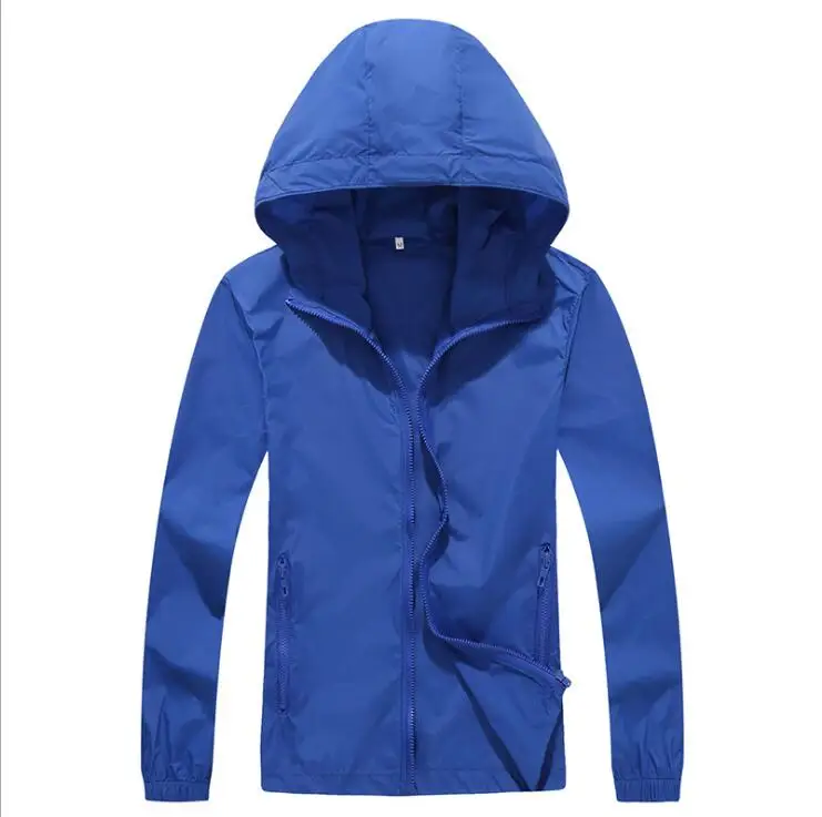 incredible  S-7XL Jackets Summer Autumn Fashion Hooded Solid Normcore Jacket Zipper Casual Coats Plus Size Outw
