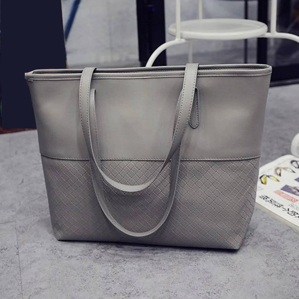 

Simple Fashion Women Handbags 2019 Leather Solid Pendant Large Capacity Korean Ladies Shopping Travel Hand Bag women bag#5$