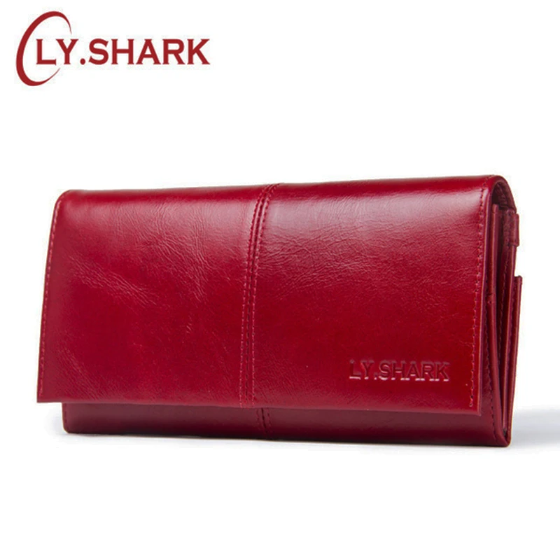 LY.SHARK Bags For Women 2018 Genuine Leather Wallet Women Purse Wallet For Credit Card Holder ...