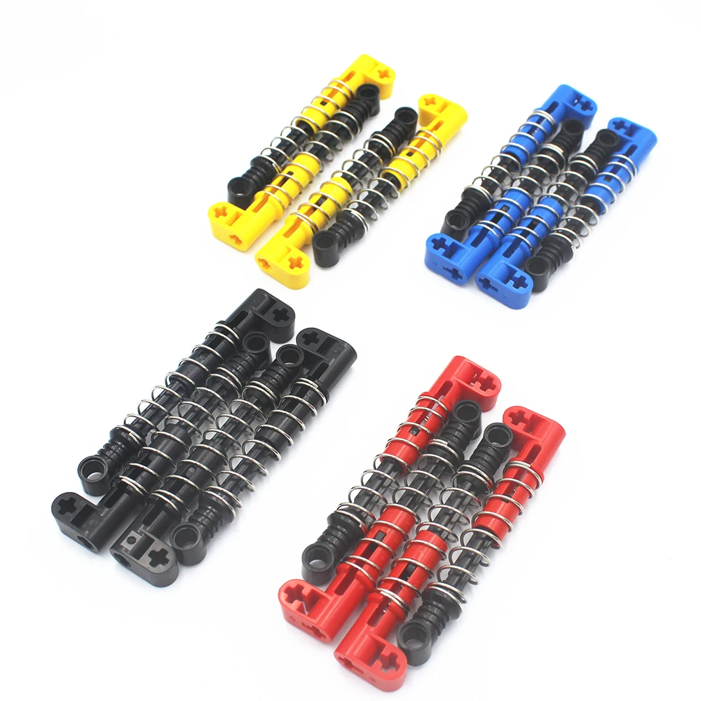 

Self-Locking Bricks -- MOC Building Blocks Technic parts Shock Absorber 9.5L (Hard Spring) 4pcs compatible with Lego 18405