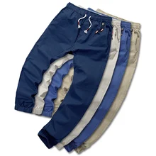 Хлопок Для мужчин S Джоггеры мужские брендовые Мотобрюки Для мужчин Брюки для девочек одежда эластичные Брюки-карго Для мужчин Треники Jogger Лен Брюки для девочек Для мужчин