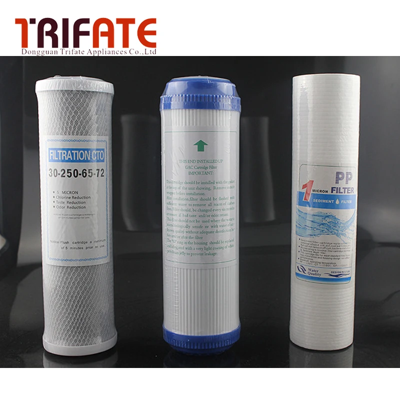 10 Inch Water Purifier Filter UDF Granular Activated Carbon Filter + PP