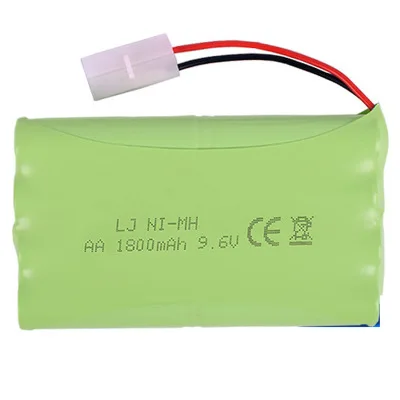 

9.6V 1800mAh H Ni-MH battery pack AA5 rechargeable battery remote control electric toy
