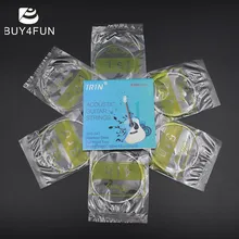 Высококачественные гитарные струны из нержавеющей стали, посеребренный медный сплав, 1st-6th(. 010-.047), 6 шт, набор Акустических Гитарных Струн