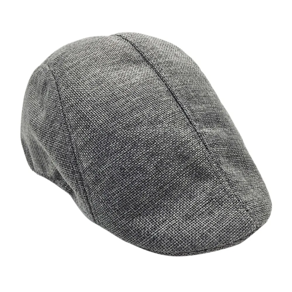 

2019 Autumn Winter Men Cap Hats Berets Western Style Advanced Flat Cap Classic Vintage Striped Beret Cap Dropship Z0325