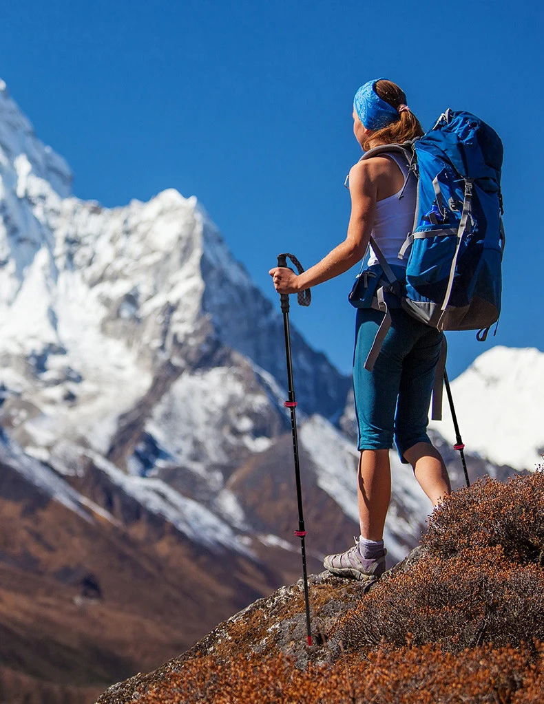 Naturehike новейшие удостоенные наград складные, для горного туризма палки Сверхлегкий Быстрый замок туристический полюс углеродного волокна трость