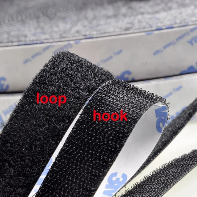 1M Strong Self Adhesive Hook and Loop Fastener Tape Nylon Sticker Velcros Adhesive for DIY Accessories 16/20/25/30/38/50/100mm 2