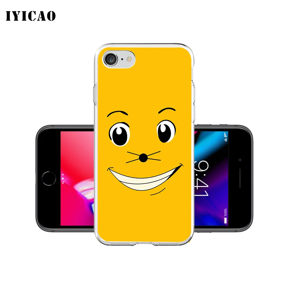 IYICAO Мягкий силиконовый чехол для iPhone X XR XS MAX 6 6s 7 8 Plus 5 5S SE TPU|Чехлы-накладки| |