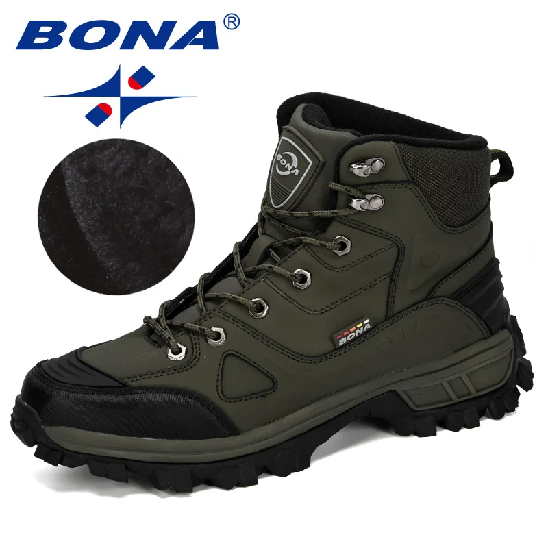 Hiking Shoes Men Winter Outdoor Trekking Mountain Athletic