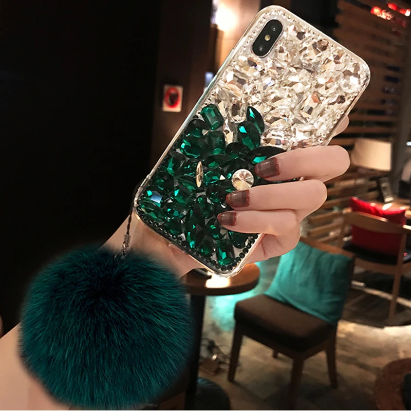 Для Xiaomi 9 SE 5 5S Plus 5X 6 3 для Redmi 7 Note 4 4X 5A чехол телефона с алмазными блестками красный