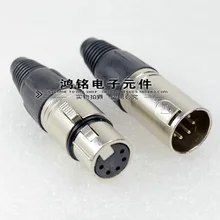 Штекер XLR 10 шт. 5 контактный разъем для микрофона аудио разъем|plug
