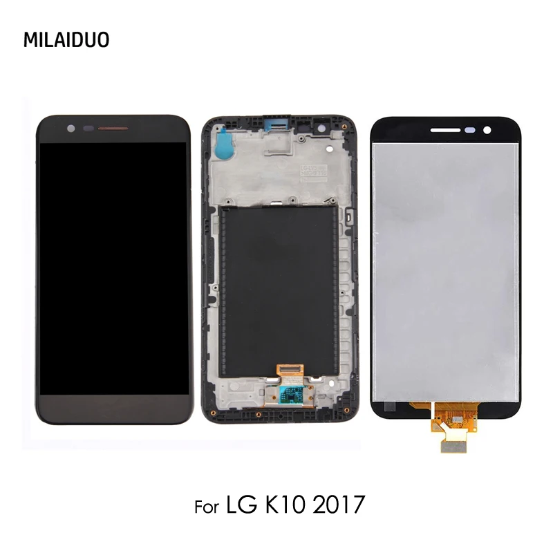 ЖК дисплей для LG K10 2017 K20 MS250 M250N M250E M250DS сенсорный экран дигитайзер Замена черный