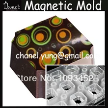 18 чашек квадратной формы шоколадная Магнитная форма из нержавеющей стали с переводной лист для шоколада, передача пара шоколада, инструменты для выпечки