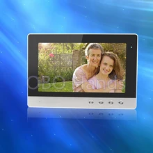 10 ”TFT-LCD monitor de color video de la puerta teléfono de interior sin IR sistema de intercomunicación timbre de la cámara de visión nocturna de vídeo para DIY en venta