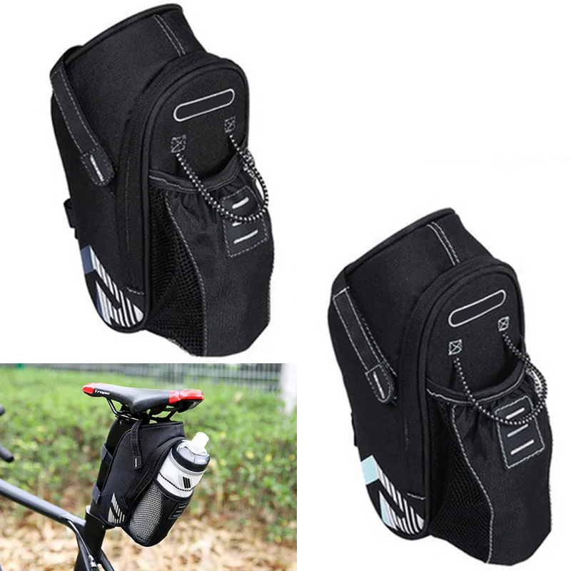 Outdoor Cycling MTB Bike Back Rear Seat Bicycle Bag Nylon Saddle Bags