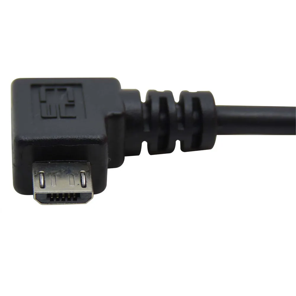 90 градусов левый Угловой Micro USB штекер кабель для зарядки данных Samung Moto HTC Samsung 3 5 10
