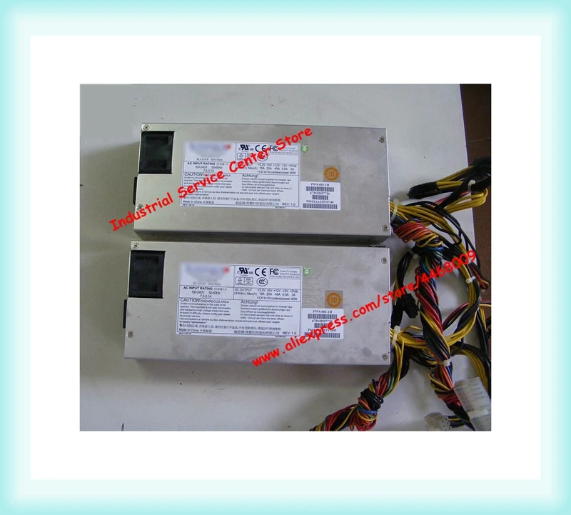 PWS-601-1H 600 Вт 80 плюс 1U сервер мощность брандмауэр Бесшумная мощность