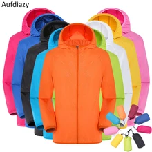 Aufdiazy, мужские, женские, УФ, защита от солнца, кожа, водонепроницаемые пальто, быстросохнущая куртка для кемпинга, для спорта на открытом воздухе, для рыбалки, кожа, куртка OM052