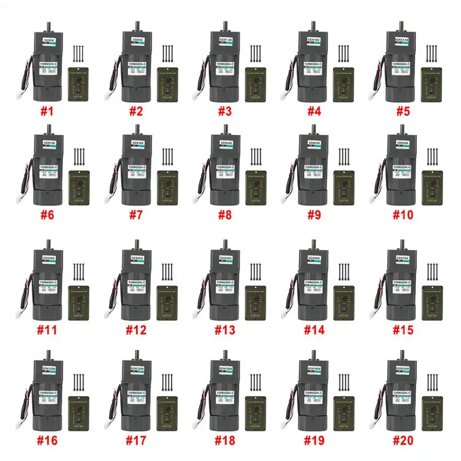 AC 220 dc-двигатель, напряжение 90 Ватт, 5M90GN-C Шестерни постоянного тока мотор-редуктор переменного тока мотор с заглушкой по часовой стрелке против двигатель CCW с Шестерни коробка регулятора