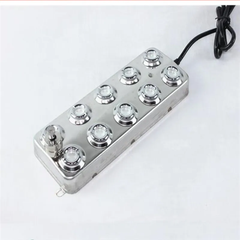 DC 48V New 5Kg/H Ultrasonic Mist Maker Fogger Ultrasonic Atomizer Industrial Humidifier Fog Machine Parts 10 Head With Power