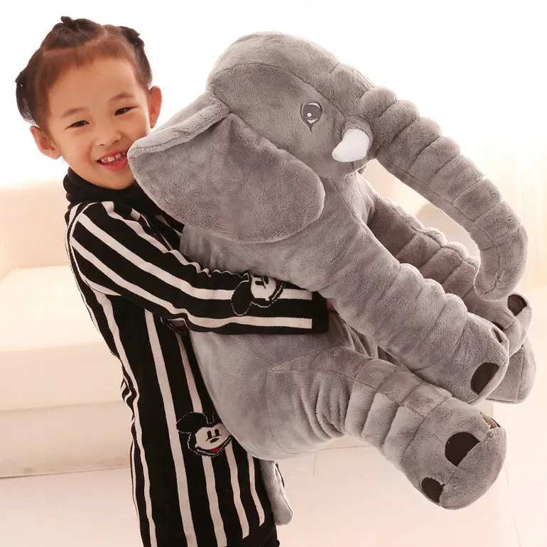 Игрушка плюшевая в виде слона 40/60 см|birthday gift|elephant toybirthday gift for kids |
