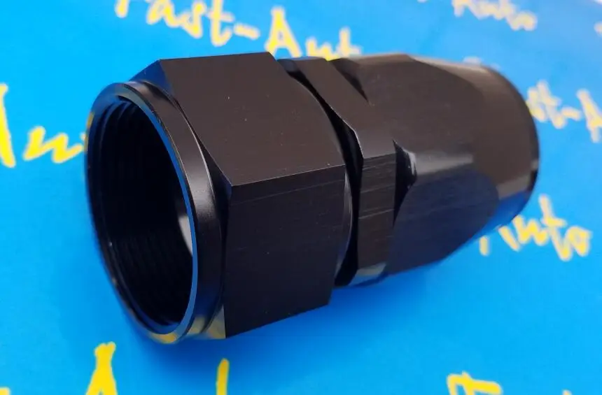 16AN AN16 AN-16 Shut Off Valve Fitting Aluminum Black