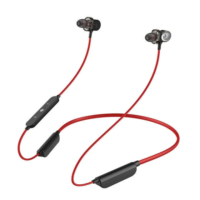 DISOUR наушники с функцией Bluetooth гарнитура беспроводной наушники для iPhone стерео auriculares fone де ouvido с микрофоном - Цвет: Red
