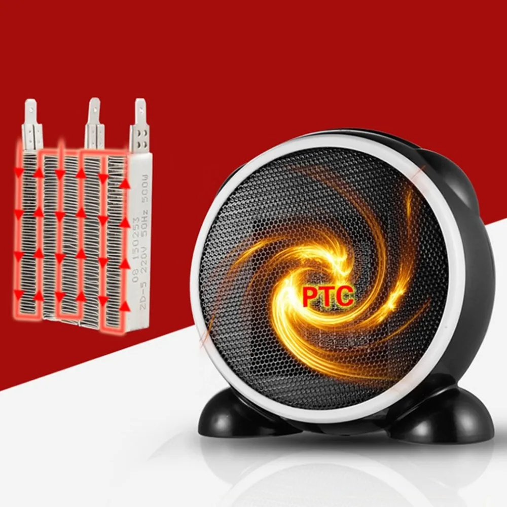 

Small Desktop Heater Mini Portable Personal Space Electric Heaters For Warm Winter High Efficiency Heating Device 500W EU Plug