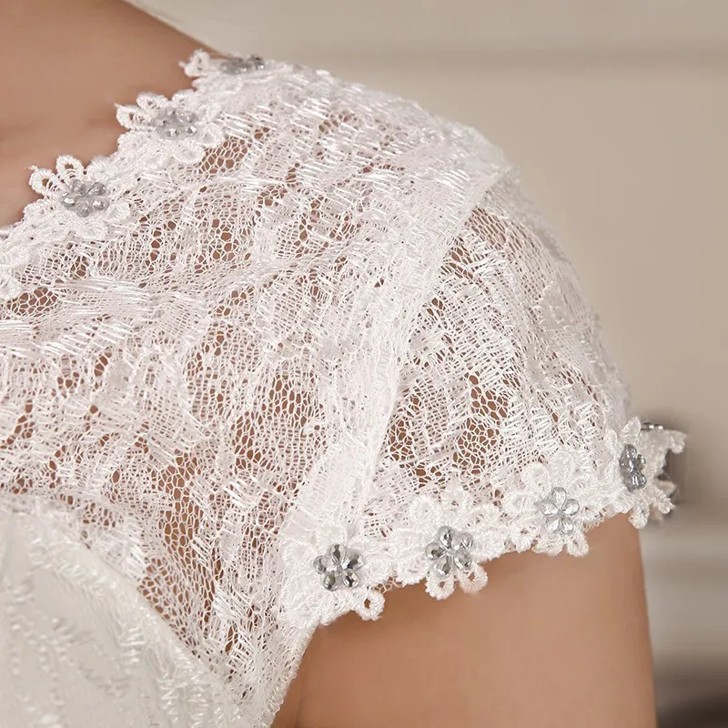Customize Size Romantic Short Wedding Dresses Organza Crystal Beaded Sexy Bridal Gowns Vestidos de novia In Stock 20165